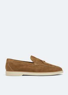 Лоферы MAGNANNI Suede loafers, бежевый