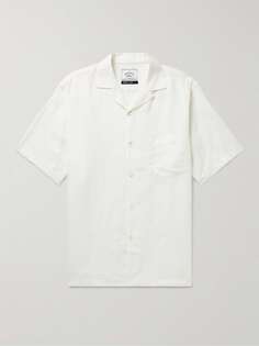 Льняная рубашка с откидным воротником Dogtown PORTUGUESE FLANNEL, белый