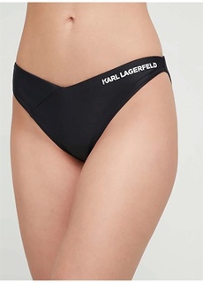 Черные женские плавки бикини Karl Lagerfeld