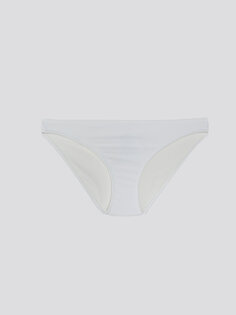 Женские плавки бикини без принта LCW DREAM, оптический белый