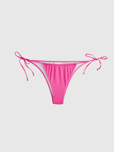 Женские плавки бикини с простыми завязками и деталями LCW DREAM, розовый