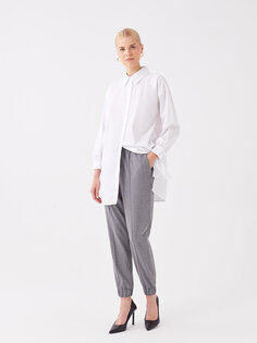 Женские прямые брюки-джоггеры с эластичной резинкой на талии LCW Modest