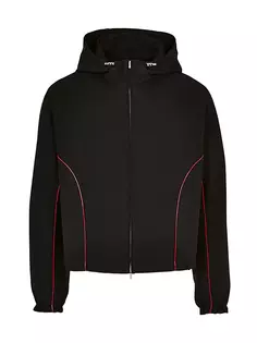 Спортивная куртка с капюшоном Ferragamo, цвет nero