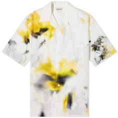 Рубашка Alexander Mcqueen Printed Hawaiian, белый/желтый/мультиколор