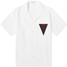Рубашка Valentino V Logo Vacation, белый