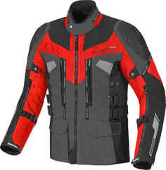 Водонепроницаемая мотоциклетная текстильная куртка Striker 3в1 Berik, темно-серый/черный/красный