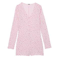 Комбинезон Victoria&apos;s Secret Pink Cotton Heart, розовый