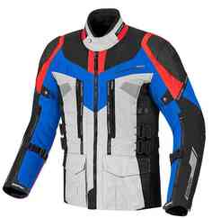 Водонепроницаемая мотоциклетная текстильная куртка Striker 3в1 Berik, красно синий