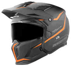 Шлем Radic WN-ST 22.06 Bogotto, оранжевый/черный