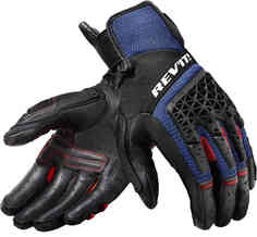 Мотоциклетные перчатки Sand 4 Revit, черный/синий