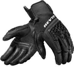 Мотоциклетные перчатки Sand 4 Revit, черный/черный