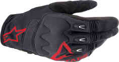 Перчатки Techdura для мотокросса Alpinestars, черный красный