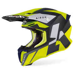 Шлем для мотокросса Twist 2.0 Lift Airoh, черный желтый