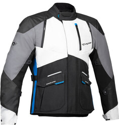 Мотоциклетная текстильная куртка Balder Ixon, черный/серый/синий