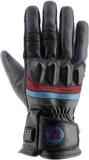 Мотоциклетные перчатки с подогревом Bora Helstons, черный/красный/синий