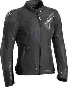Женская мотоциклетная текстильная куртка Luthor Ixon, черный/розовый