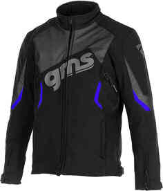 Мотоциклетная куртка из софтшелла GMS Arrow gms, черный/синий ГМС