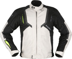 Мотоциклетная текстильная куртка Eloy Modeka, светло-серый/черный