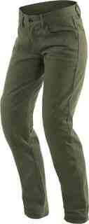 Повседневные тонкие женские мотоциклетные текстильные брюки Dainese, зеленый