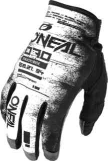 Перчатки для мотокросса Mayhem Scarz Oneal, черно-белый Oneal