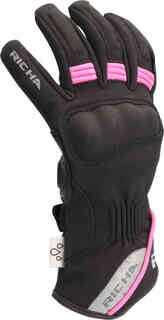 Водонепроницаемые женские мотоциклетные перчатки Richa, черный/розовый