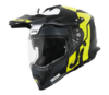 J34 Pro Tour Шлем для мотокросса Just1, черный матовый/флуоресцентный