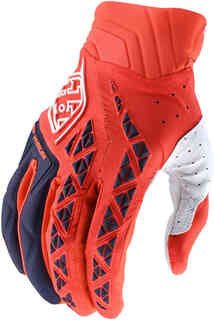 SE Pro перчатки для мотокросса Troy Lee Designs, оранжевый/белый