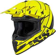 361 2.2 Шлем для мотокросса IXS, черный матовый/желтый