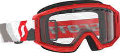 Камуфляжные бело-красные очки для мотокросса Primal Enduro Scott