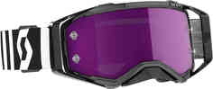 Черные/белые очки для мотокросса Prospect Chrome Racing Scott