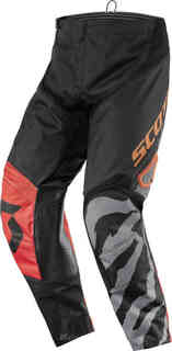 Детские брюки для мотокросса 350 Race Scott, черный/оранжевый