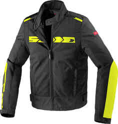 Мотоциклетная текстильная куртка Solar Tex Spidi, черный/неоновый