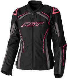 Женская мотоциклетная текстильная куртка S-1 RST, черный/розовый