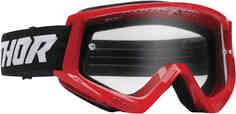 Очки для мотокросса Combat Racer Thor, красный/черный