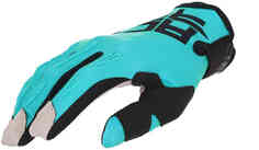 Детские перчатки для мотокросса MX XK 2023 Acerbis, бирюзовый/черный