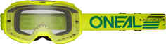 Твердые прозрачные очки для мотокросса B-10 Oneal, неоново-желтый Oneal