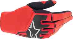 Перчатки Techstar для мотокросса Alpinestars, красный/черный