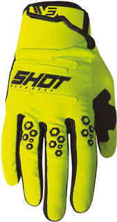 Перчатки Vision для мотокросса Shot, неоново-желтый