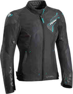 Женская мотоциклетная текстильная куртка Luthor Ixon, черный/голубой