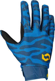 Evo Fury Темно-синие/голубые перчатки для мотокросса Scott