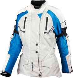 GMS Taylor Женская мотоциклетная текстильная куртка gms, серый/синий ГМС