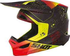 Шлем для мотокросса Furious Matrix Shot, черный/желтый/красный