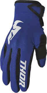 Секторные молодежные перчатки для мотокросса Thor, темно-синий