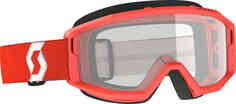 Primal Прозрачные красные очки для мотокросса Scott