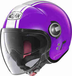 N21 Visor 06 Шлем Dolce Vita Jet Nolan, фиолетовый/белый