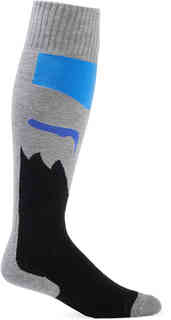 Носки для мотокросса 180 Flora FOX, светло-серый/черный/синий