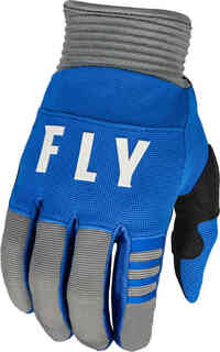 Fly Racing F-16 2023 Молодежные перчатки для мотокросса FLY Racing, серо-голубой