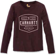 Женская рубашка с длинным рукавом Lockhart Carhartt, бургундия