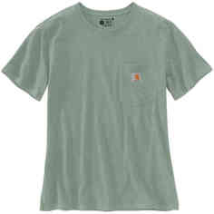 Женская футболка с карманом для спецодежды Carhartt, зеленый