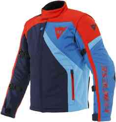 Мотоциклетная текстильная куртка Ranch Tex Dainese, темно-синий/светло-синий/красный